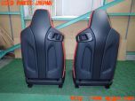 3UPJ=30300609]BMW M4 クーペ(3C30 F82)純正 シートセット 運転席 助手席 レール付き 右ハンドル 中古_s3