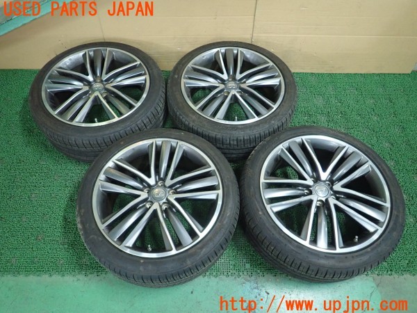 3UPJ=30400920]スカイライン 200GT-t タイプSP(YV37)純正 タイヤホイール 19×8.5J +50 PCD114.3 5穴 サマータイヤ 4本 中古_m0