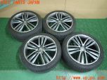 3UPJ=30400920]スカイライン 200GT-t タイプSP(YV37)純正 タイヤホイール 19×8.5J +50 PCD114.3 5穴 サマータイヤ 4本 中古_s0