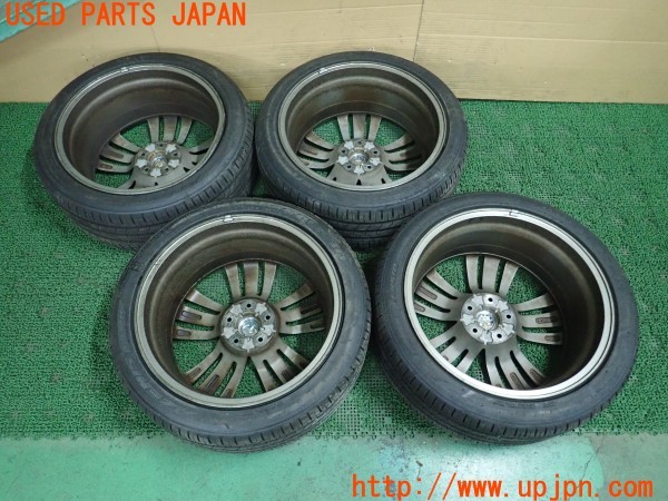 3UPJ=30400920]スカイライン 200GT-t タイプSP(YV37)純正 タイヤホイール 19×8.5J +50 PCD114.3 5穴 サマータイヤ 4本 中古_m3