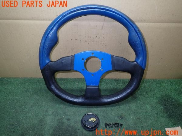 3UPJ=30410617]コペン アクティブトップ(L880K)MOMO モモ COMMAND2 ステアリング 350mm 中古_m1