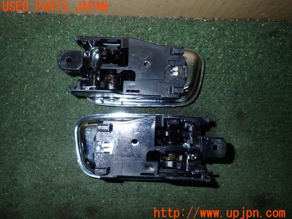 3UPJ=30410650]コペン アクティブトップ(L880K)社外 カーボン調 ドアインナーハンドル メッキカバー 中古_m1