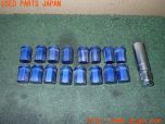 3UPJ=30410968]コペン アクティブトップ(L880K)TPI FORGED 7075 ホイールロックナット セット M12×P1.50 16個 中古_s1