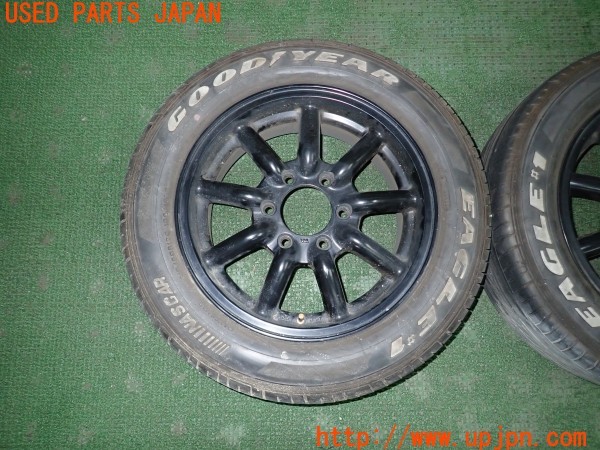 3UPJ=30450962]ハイエースバン 200系(TRH200V 5型)FABULOUS ファブレス BARONE MC-9 タイヤホイール 17×6.5J +38 PCD139.7 6穴 2本 中古_m1