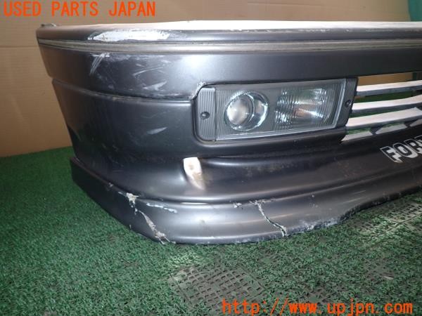 3UPJ=30490048]ギャラン VR-4(E39A)前期 純正 フロントバンパー SIGMA SPEED? リップスポイラー付き 中古_m1