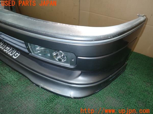 3UPJ=30490048]ギャラン VR-4(E39A)前期 純正 フロントバンパー SIGMA SPEED? リップスポイラー付き 中古_m2