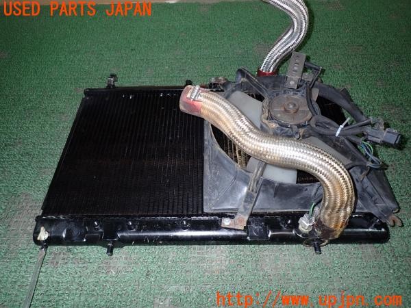 3UPJ=30490154]ギャラン VR-4(E39A)前期 社外 ラジエーター 電動ファン・ホース付き 中古_m4