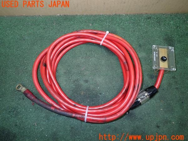 3UPJ=30490550]ギャラン VR-4(E39A)前期 audio-technica オーディオテクニカ AT7168H AT7191 電源ケーブル アンプ用 ターミナル付き 中古_m1