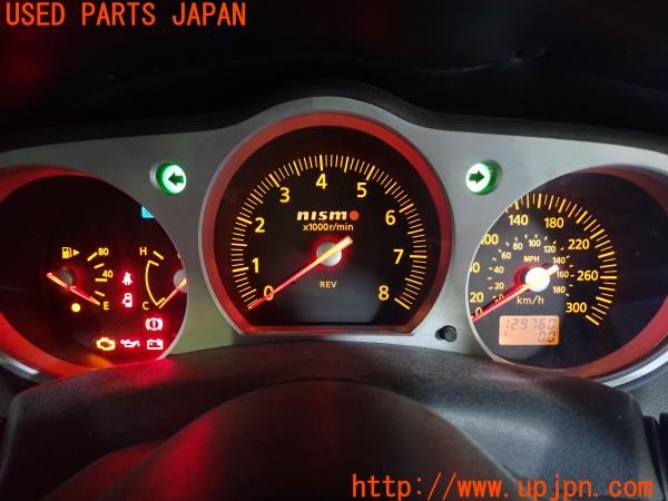 3UPJ=30550538]フェアレディZ バージョンST(Z33)前期 NISMO ニスモ K20061 RNZ30 スピードメーター コンビネーションメーター 300km/h 中古_m4
