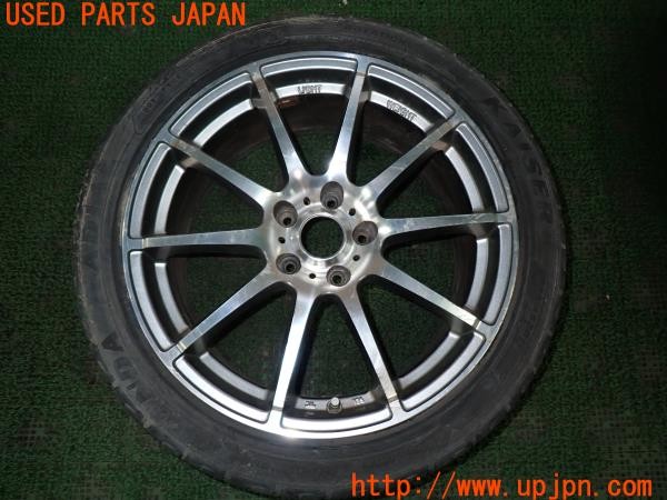 3UPJ=30550961]フェアレディZ バージョンST(Z33)前期 A-TECH SCHNEIDER シュナイダー SL77 ホイール 18×8J +35 PCD114.3 5穴 1本 中古_m0