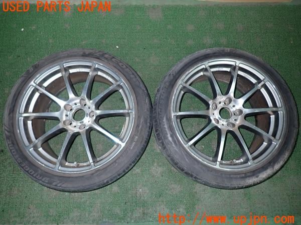 3UPJ=30550962]フェアレディZ バージョンST(Z33)前期 A-TECH SCHNEIDER シュナイダー SL77 ホイール 18×8J +35 PCD114.3 5穴 2本 中古_m0