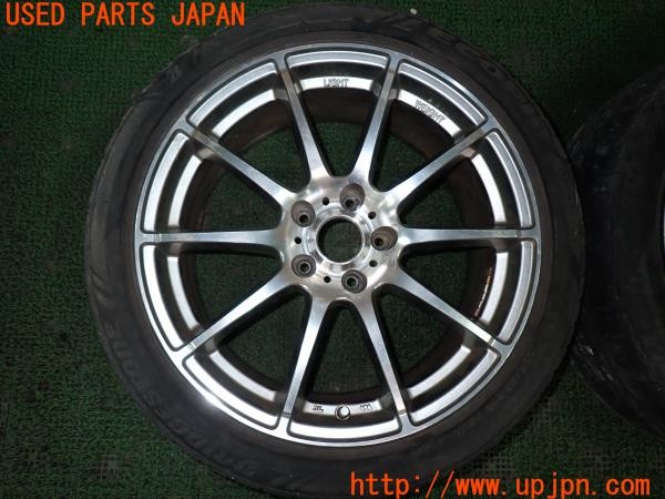 3UPJ=30550962]フェアレディZ バージョンST(Z33)前期 A-TECH SCHNEIDER シュナイダー SL77 ホイール 18×8J +35 PCD114.3 5穴 2本 中古_m1