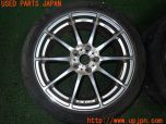 3UPJ=30550962]フェアレディZ バージョンST(Z33)前期 A-TECH SCHNEIDER シュナイダー SL77 ホイール 18×8J +35 PCD114.3 5穴 2本 中古_s1