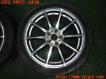 3UPJ=30550962]フェアレディZ バージョンST(Z33)前期 A-TECH SCHNEIDER シュナイダー SL77 ホイール 18×8J +35 PCD114.3 5穴 2本 中古_s2