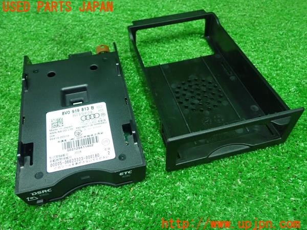 3UPJ=30570503]VW ゴルフ トゥーラン(1TCZD 5T系)純正ビルトイン 8V0 919 813 B/RM-70A DSRC ETC車載器 中古_m0