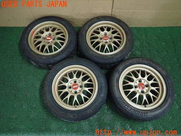 3UPJ=30610916]起亜(KIA) ビガート(VIGATO)(型式不明)BBS RG-F RG357 タイヤホイール 15×6.5J +37 PCD100 4穴 4本 中古_m0