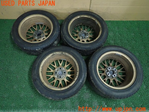 3UPJ=30610916]起亜(KIA) ビガート(VIGATO)(型式不明)BBS RG-F RG357 タイヤホイール 15×6.5J +37 PCD100 4穴 4本 中古_m4
