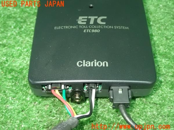 3UPJ=30640503]アウディ TT クーペ(8JCCZF)Clarion クラリオン ETC980 ETC車載器 中古_m3