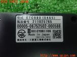 3UPJ=30640503]アウディ TT クーペ(8JCCZF)Clarion クラリオン ETC980 ETC車載器 中古_s4
