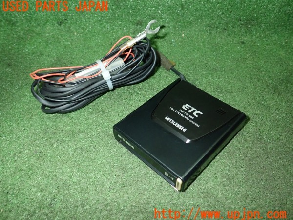 3UPJ=30660503]フィアット 500(31209)純正 三菱電機 ミツビシ EP-9U512V ETC車載器 中古_m0