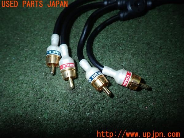 3UPJ=30720550]BMW 135i(UC35 E82)前期 MONSTER CABLE モンスターケーブル RCAケーブル 2m 中古_m1