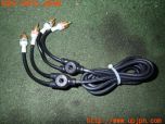 3UPJ=30720550]BMW 135i(UC35 E82)前期 MONSTER CABLE モンスターケーブル RCAケーブル 2m 中古_s2
