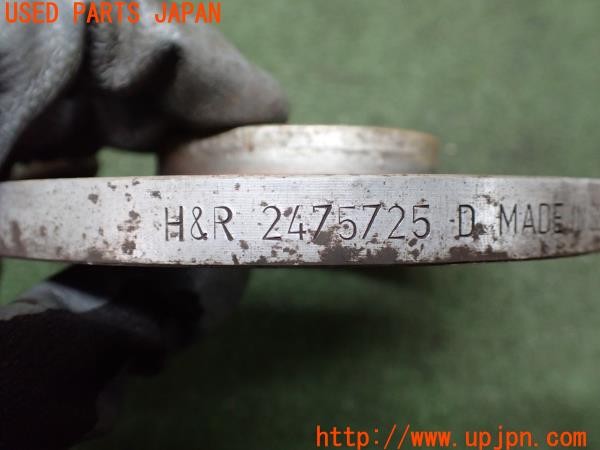 3UPJ=30720969]BMW 135i(UC35 E82)前期 H&R 2475725 ホイールスペーサー 12.5mm PCD120 5穴 ハブ径72.5mm ロングボルト付き 中古_m2
