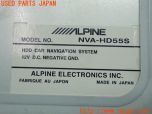 3UPJ=30780504]ジャガー XJ(J12LA X351)ALPINE アルパイン NVA-HD55S HDDナビ 本体のみ 取付ステー付 中古_s4