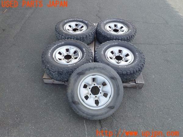 3UPJ=30850916]ハイラックスサーフ(YN130G)社外 ホイール 15×6JJ +29? PCD139.7 6穴 5本 中古_m0