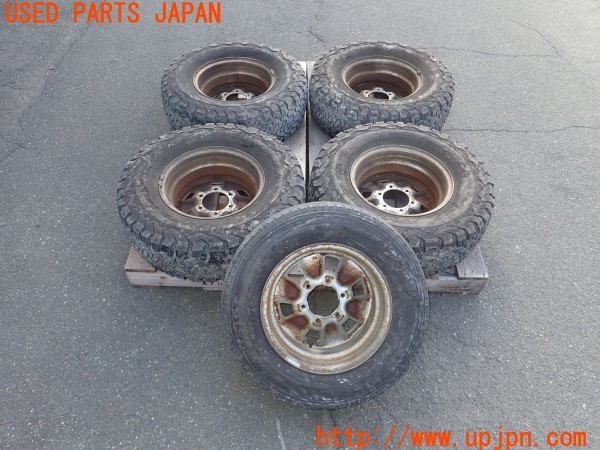 3UPJ=30850916]ハイラックスサーフ(YN130G)社外 ホイール 15×6JJ +29? PCD139.7 6穴 5本 中古_m3