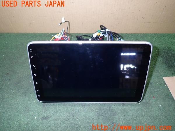 3UPJ=30860548]ランクル100(UZJ100W)前期 社外 アンドロイドナビ Android11 オーディオ フロート 中古_m0