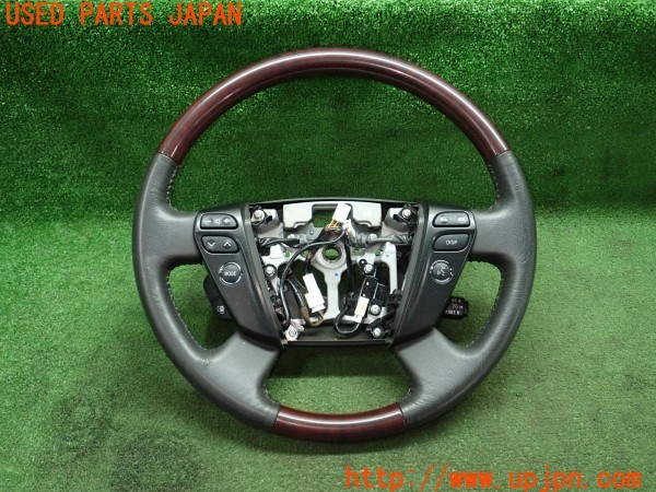 3UPJ=30960617]クラウンロイヤル(GRS200)前期 純正 GS120-03360 ステアリング 中古_m0