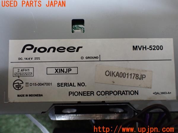 3UPJ=31060518]アコード ユーロR(CL7)前期 carrozzeria カロッツェリア MVH-5200 CDプレーヤー 中古_m3
