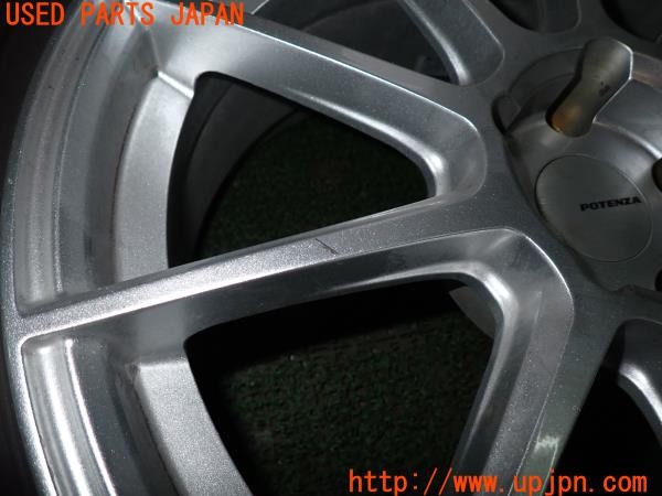3UPJ=31060962]アコード ユーロR(CL7)前期 BRIDGESTONE POTENZA ブリヂストン ポテンザ SW010 ホイール 18×8J +35 PCD114.3 5穴 2本 中古_m2