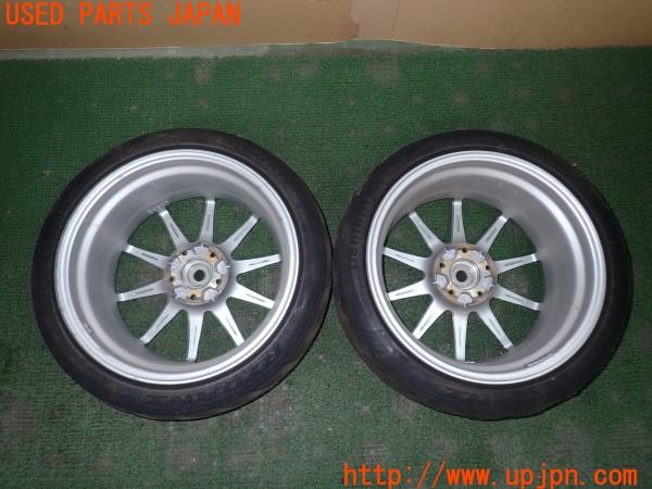 3UPJ=31060962]アコード ユーロR(CL7)前期 BRIDGESTONE POTENZA ブリヂストン ポテンザ SW010 ホイール 18×8J +35 PCD114.3 5穴 2本 中古_m4
