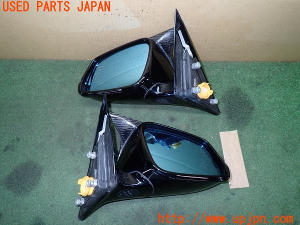 3UPJ=31110036]BMW 420i グランクーペ Mスポーツ(4A20 F36)前期 純正 ドアミラー 社外カーボンカバー・ウインカーミラー付き 中古_m1