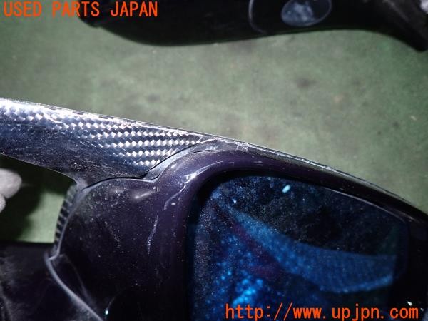 3UPJ=31110036]BMW 420i グランクーペ Mスポーツ(4A20 F36)前期 純正 ドアミラー 社外カーボンカバー・ウインカーミラー付き 中古_m3