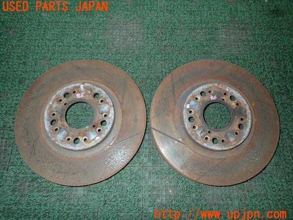 3UPJ=31140305]アルテッツァ RS200(SXE10)前期 社外 フロントブレーキディスクローター スリット 直径295mm 中古_m0