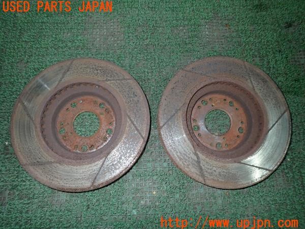 3UPJ=31140305]アルテッツァ RS200(SXE10)前期 社外 フロントブレーキディスクローター スリット 直径295mm 中古_m1