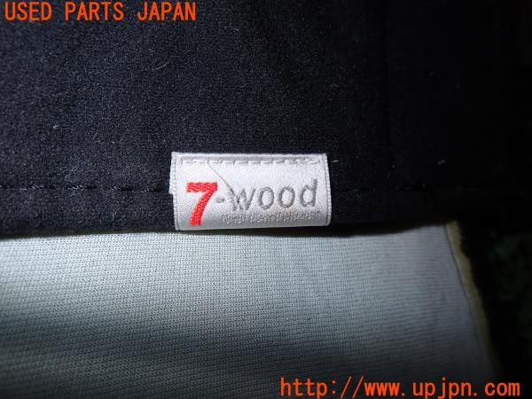 3UPJ=31140651]アルテッツァ RS200(SXE10)前期 7-wood レカロSR用 シートカバー バックレスト サイド プロテクター 中古_m3