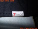 3UPJ=31140651]アルテッツァ RS200(SXE10)前期 7-wood レカロSR用 シートカバー バックレスト サイド プロテクター 中古_s3