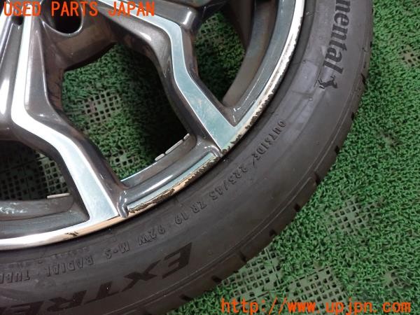 3UPJ=31160907]BMW X2 MスポーツX(YK20 F39)純正 8009759 タイヤホイール 19×8J +47 PCD112 5穴 4本 中古_m3
