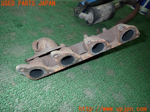 3UPJ=31250152]三菱ジープ(J58)社外 マフラー エキゾースト 右側 サイド出し エキマニ付き ジャンク_m2