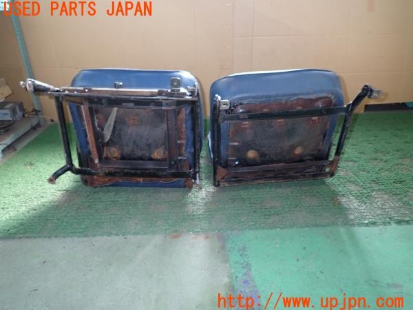 3UPJ=31250609]三菱ジープ(J58)社外 シートセット 運転席 助手席 レール付き 中古_m4