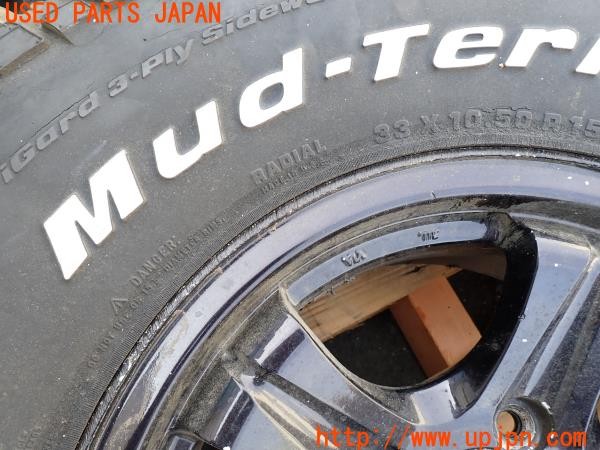 3UPJ=31250916]三菱ジープ(J58)Weds ウェッズ KEELER ホイール 15×6JJ ±0 PCD139.7 5穴 4本 中古_m2