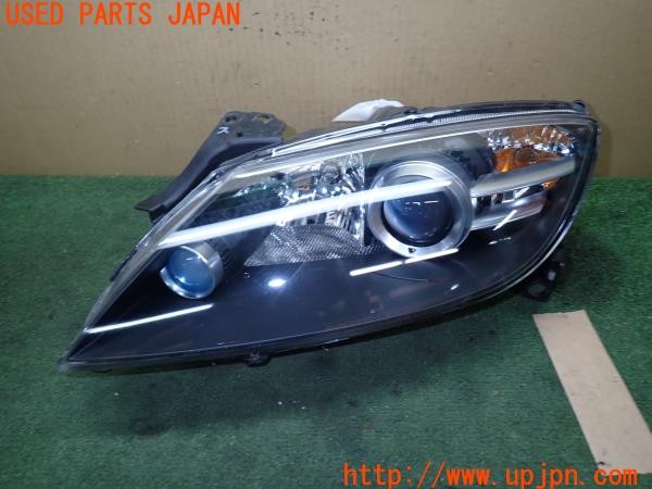 3UPJ=31280050]RX-8(SE3P)前期 ロータリーエンジン40周年記念車 純正 KOITO 100-61014 左ヘッドライト セミグロスメッキランプベゼル 中古_m0