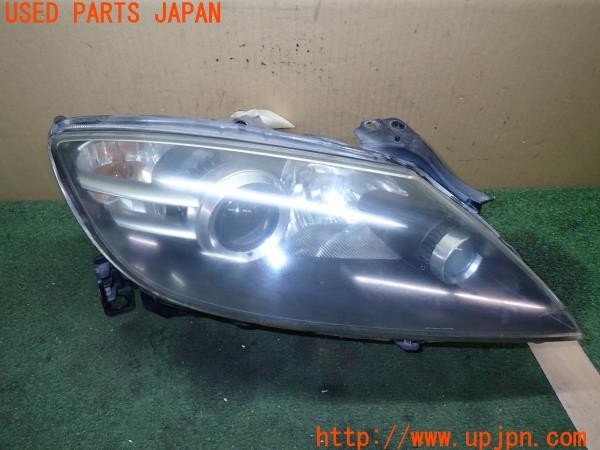 3UPJ=31280561]RX-8(SE3P)前期 ロータリーエンジン40周年記念車 純正 KOITO 100-61014 右ヘッドライト セミグロスメッキランプベゼル 中古_m0