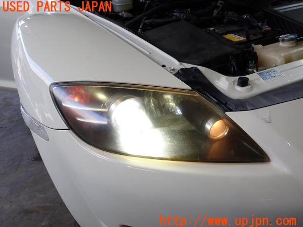 3UPJ=31280561]RX-8(SE3P)前期 ロータリーエンジン40周年記念車 純正 KOITO 100-61014 右ヘッドライト セミグロスメッキランプベゼル 中古_m4