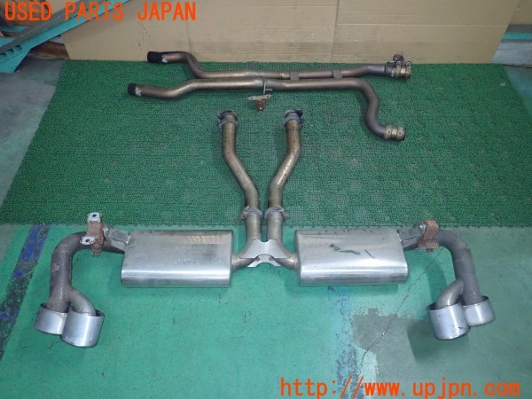 3UPJ=31290152]ポルシェ カイエン ターボ(9PAM4851A 957型)TECHART テックアート マフラー 中古_m0
