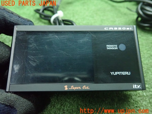 3UPJ=31290575]ポルシェ カイエン ターボ(9PAM4851A 957型)Yupiteru ユピテル CR920si レーダー探知機 中古_m2